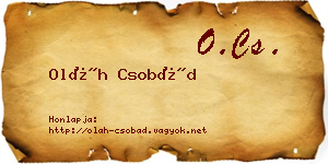 Oláh Csobád névjegykártya